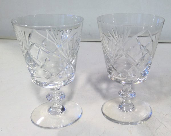 Set of Two Clapperton Crystal Water Goblets for sale on heinventures.ca