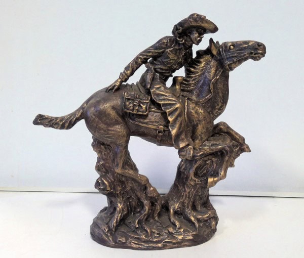 Resin Cowboy Statue Figurine for sale