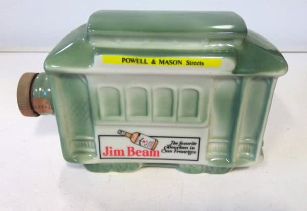 Vintage 1968 Jim Beam San Francisco Trolley Car Decanter for sale