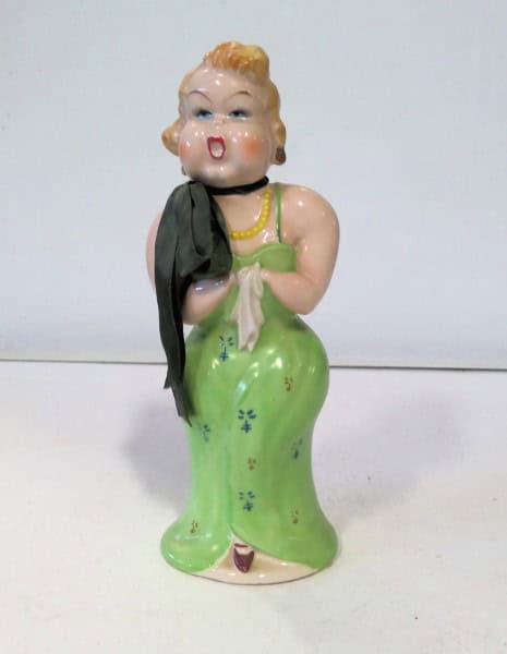 Vintage Mae West Chalkware Decanter Figurine for sale