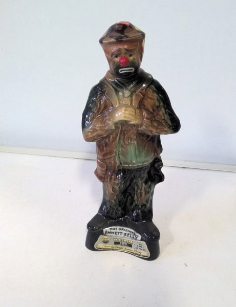 Vintage 1973 James Beam The Original Emmett Kelly Decanter for sale