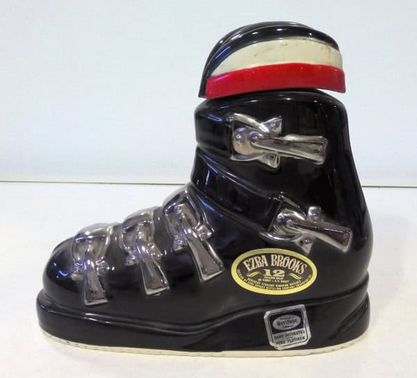 Vintage Ezra Brooks 1972 Ski Boot Decanter for sale