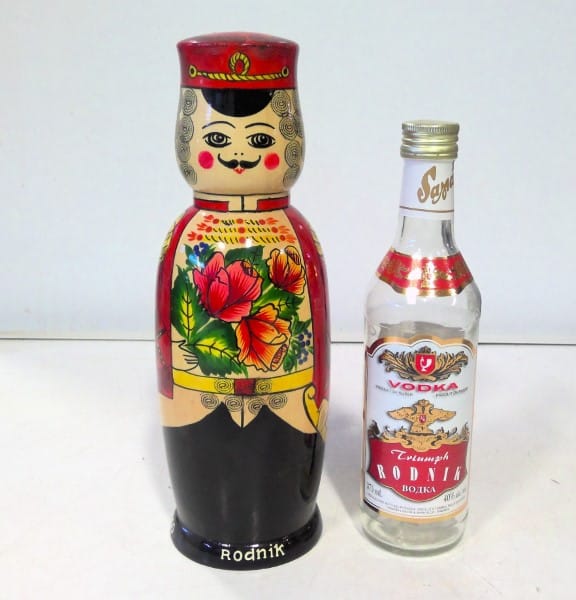 2000 Millennium Rodnik Vodka Bottle Russian Matryoshka Doll (Male) for sale