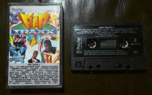 Rap Traxx 3 Cassette Tape 1990 Original for sale