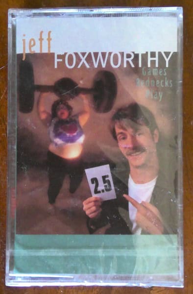 Jeff Foxworth Games Rednecks Play Original Factory Sealed Cassette Tape for sale