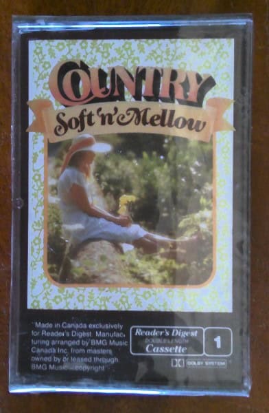 Country Soft 'n' Mellow Readers Digest Unopened Sealed Cassette Tape for sale