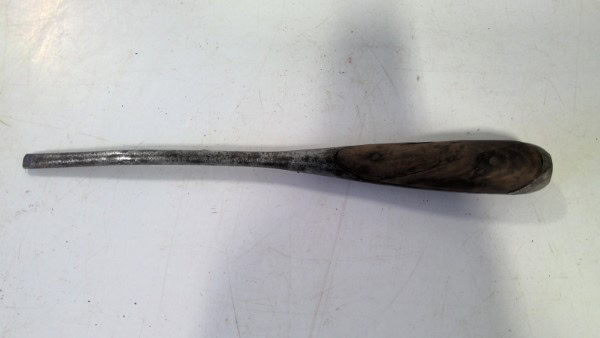 Antique Wood Handled Long Screw Driver for sale