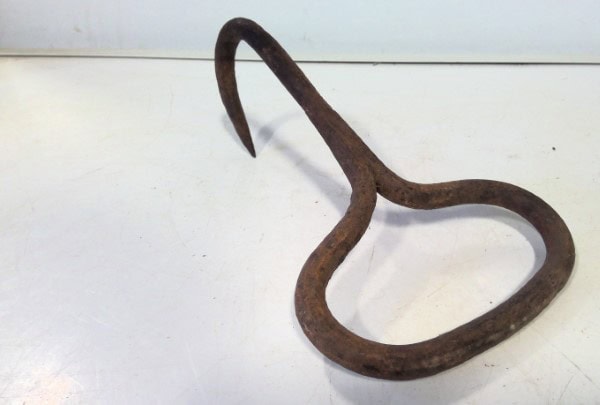 Antique Forged Iron Hay Hook for sale