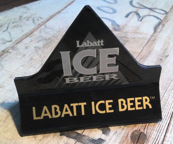 Vintage Labatt Ice Beer Menu Card Holder for sale