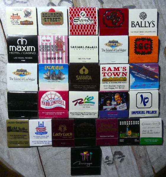 Large lot of 28 Vintage Las Vegas Casino Matchbooks for sale