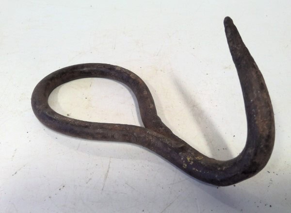 Antique Hand Forged Bale Hook - Small Size for sale