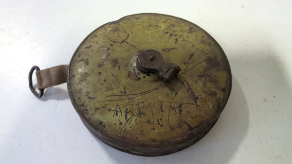 Antique Lufkin 66' Cloth Tape Measure. for sale