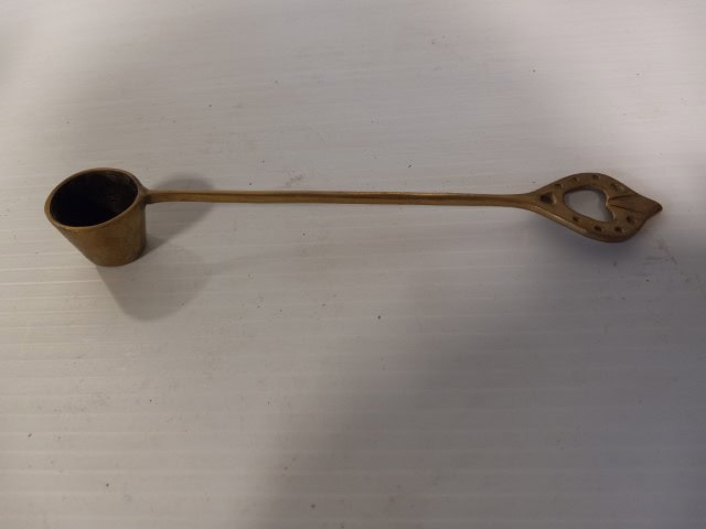 Vintage Brass Candle Snuffer available on heinventures.ca