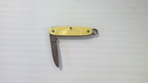 Vintage 1950s Penamex Made In Italy Keychain Folding Knife for sale