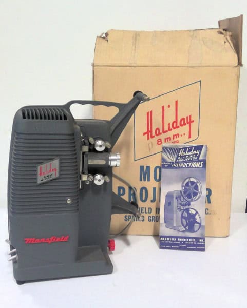 Vintage Holiday 8mm M-1000 Movie Projector for sale