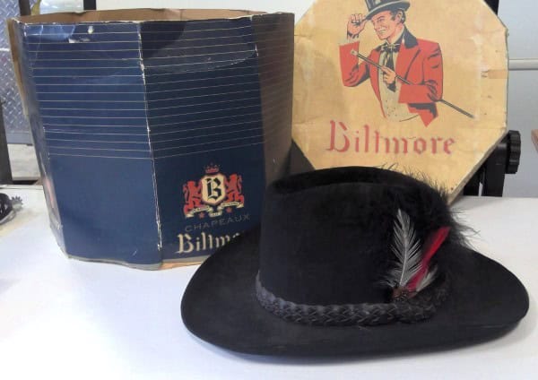 Vintage Biltmore Black Cowboy Hat for sale