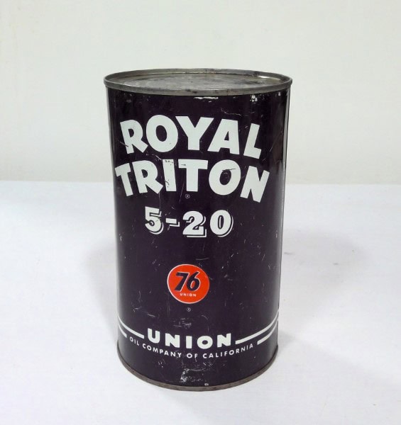 76 Union Oil Company Royal Triton 5-20 Motor Oil Can for sale