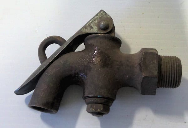 Vintage Brass Gas Spigot or Plumbing Faucet for sale on Hein Ventures' Online Store