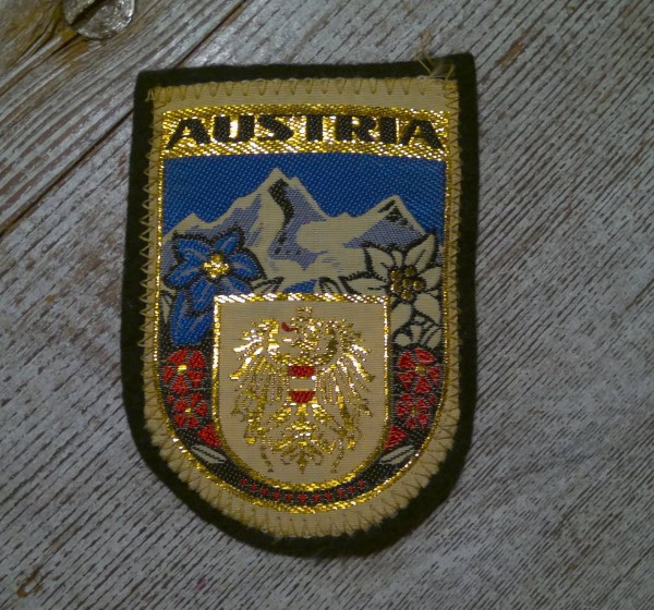 Vintage Austria Souvenir Sew on Patch for sale