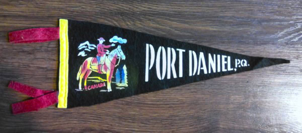 Vintage Port Daniel Quebec Souvenir Pennant for sale