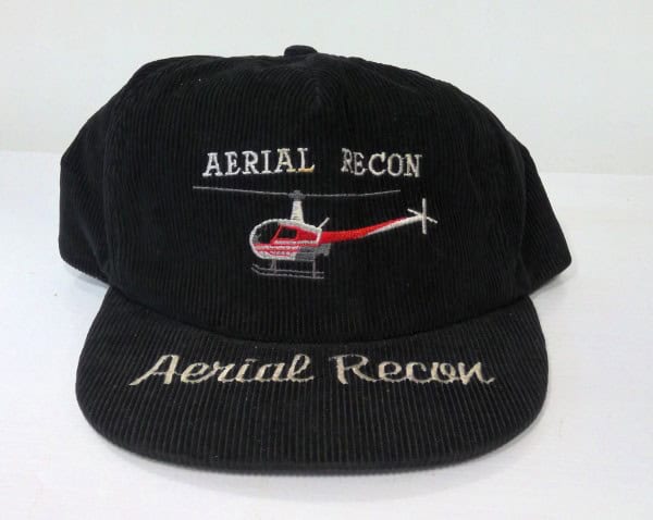 Vintage Aerial Recon Helicopter Snapback Hat for sale