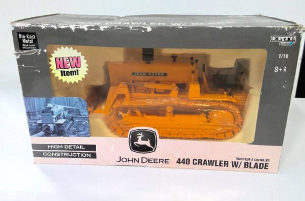 Ertl John Deere 440 Crawler with Blade 1/16 Scale Diecast in Original Box for sale