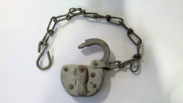 Vintage CNR Railroad Padlock (No Key) for sale