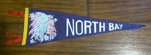 Vintage North Bay Ontario Souvenir Pennant for sale