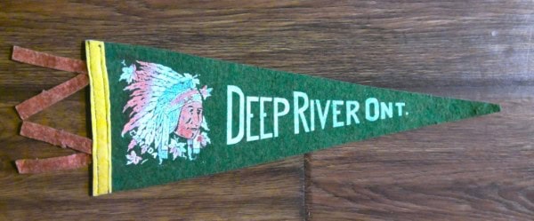 Vintage Deep River Ontario Souvenir Pennant for sale