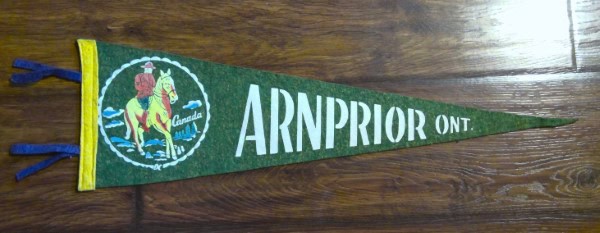 Vintage Arnprior Ontario Souvenir Pennant for sale