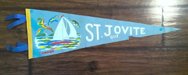 Vintage St. Jovite Quebec Souvenir Pennant for sale