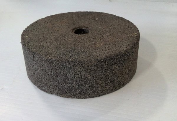 Vintage 6"dia x 2"w Grinding Stone with 3/4" Shaft hole. for sale