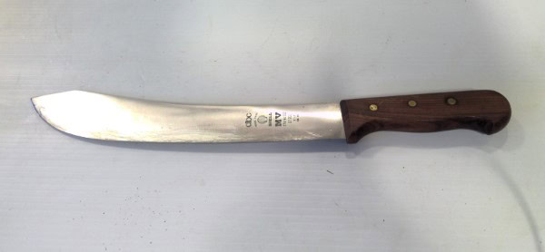 Shell MV Stainless CR-13 Made in Japan Butcher Knife for sale