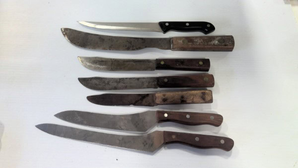 Large Lot of Miscellaneous Butch Knives (includes antiques and vintage) for sale