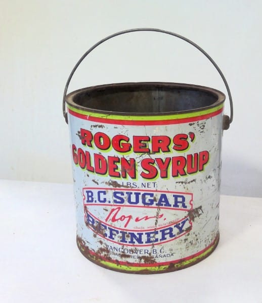 Vintage 20 LB Rogers' Golden Syrup Tin for sale