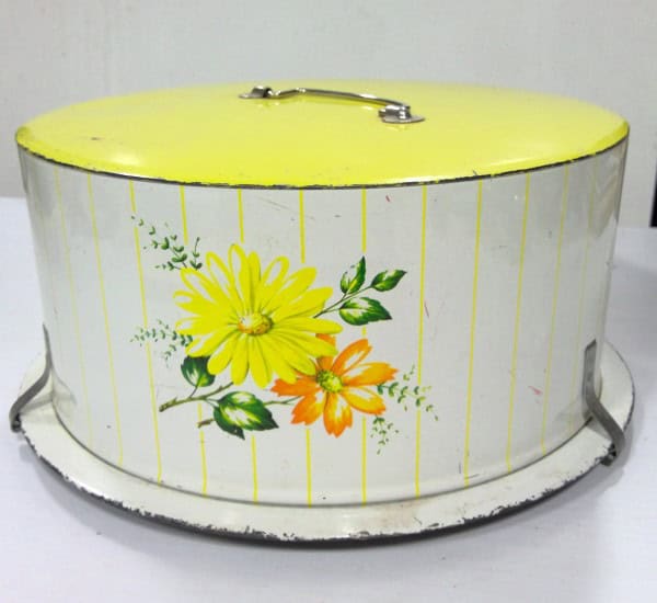 Vintage Decoware Tin Cake Carrier for sale