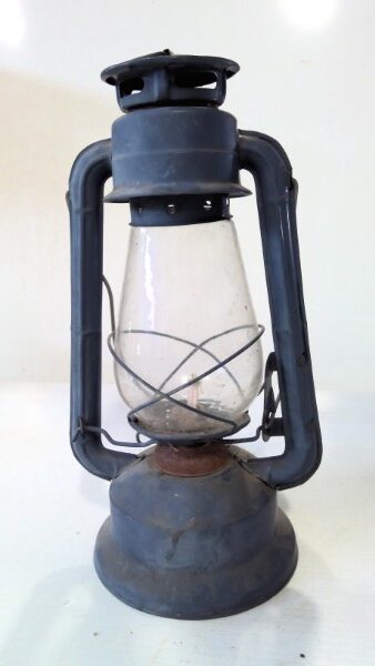 Vintage Blue Barn Lantern - Unbranded. for sale