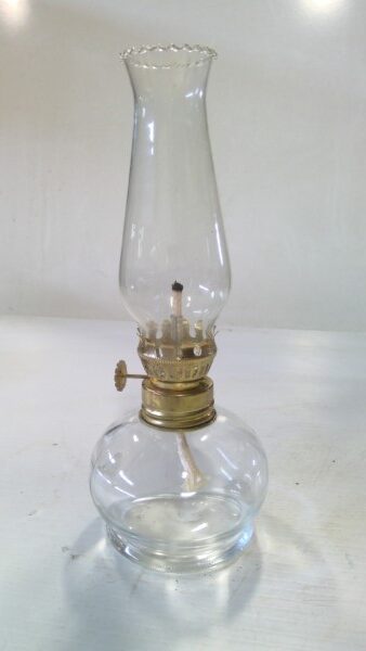 Vintage Lamp Light Farms 8" tall Mini Oil Lamp for sale