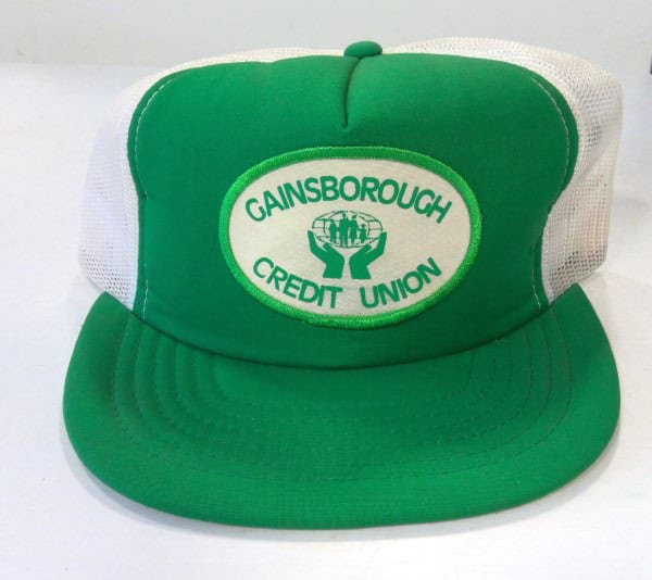 Vintage Gainsborough Credit Union Snapback Hat for sale