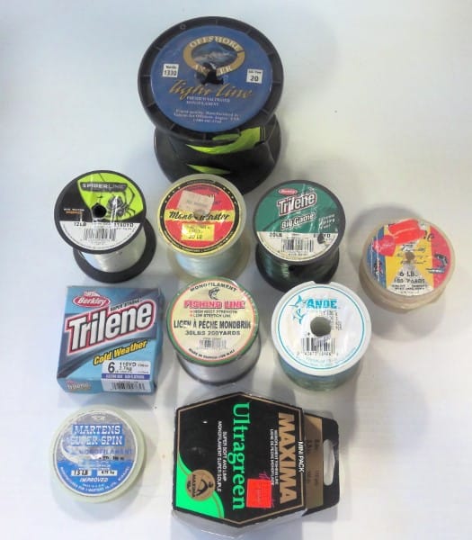 Large lot of Surplus Fishing Line for sale