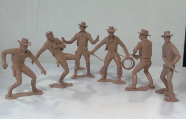 Lot of Vintage Plastimarx Made in Mexico Cowboys for sale