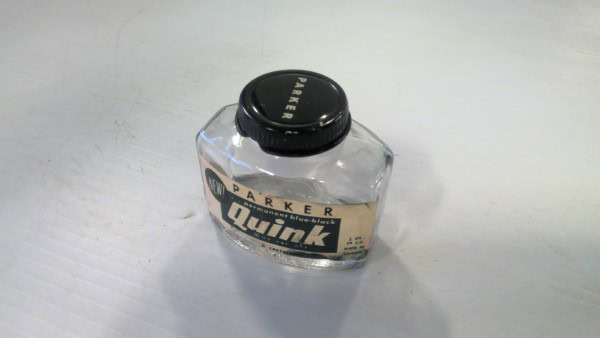 Vintage Parker Quink Ink Bottle - Canada for sale