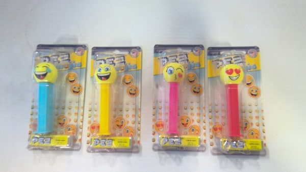 Lot of 4 Pez Emojis New Old stock for sale