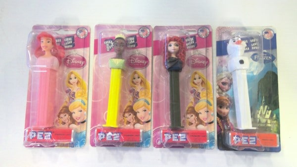 Lot of 4 Disney Princess and Disney Frozen Pez Dispensers New old Stock for sale