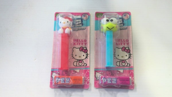 Lot of 2 Hello Kitty Pez Dispenser Toys in Original Packaging for sale