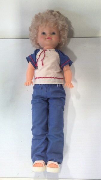 Vintage Regal Canada 24" Blonde Hair Blue Eyed Toy Doll for sale