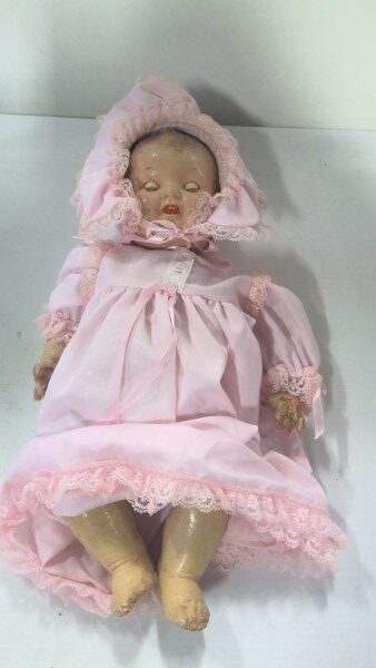 Antique Toy Doll - Blue Eyes open and close for sale