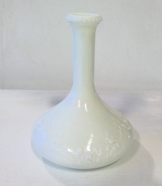 Vintage Milk Glass Decanter for sale