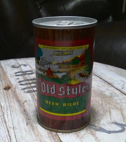 Vintage Molson Old Style Pilsner Steel Can for sale