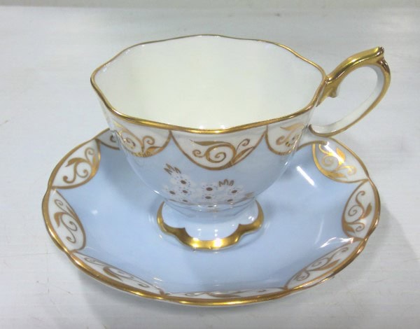 Royal Albert Blue Tea Cup and Saucer for sale